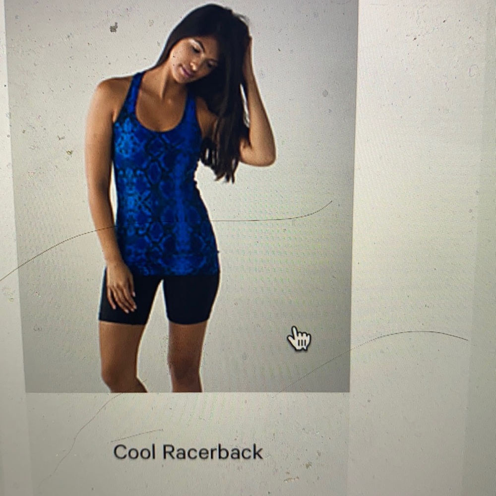 NWOT lululemon cool racer back size 2